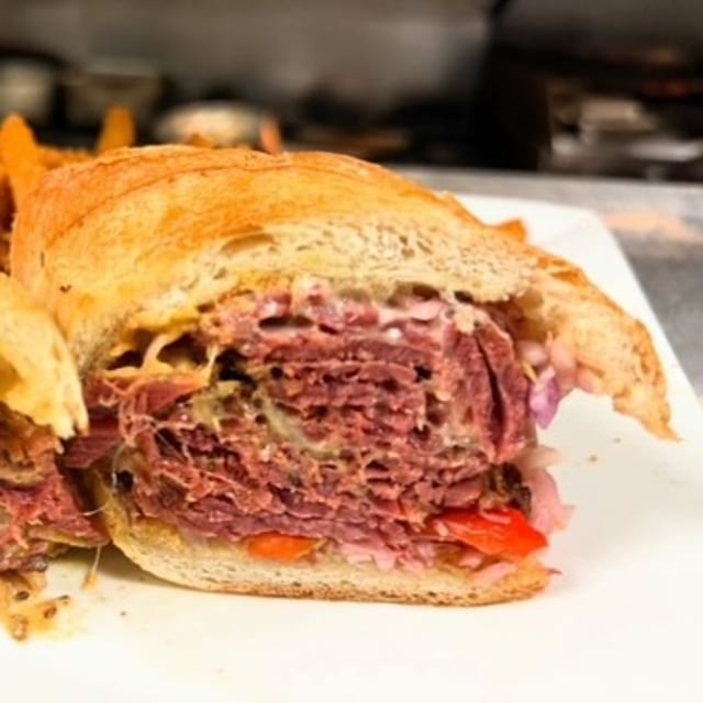 Smoked Pastrami Po'Boy.