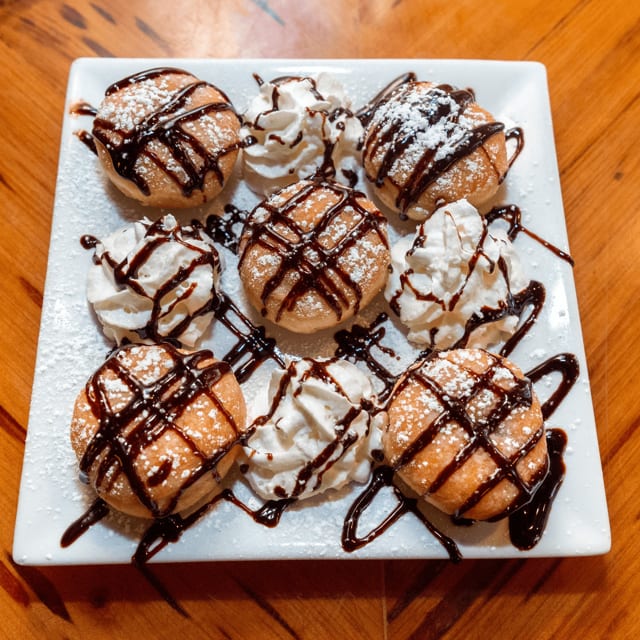 Chocolate Hazelnut Beignets.