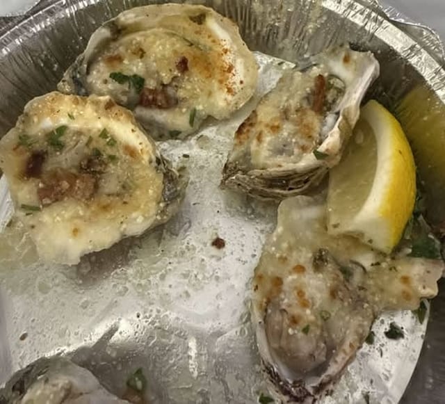 Charred Oysters.